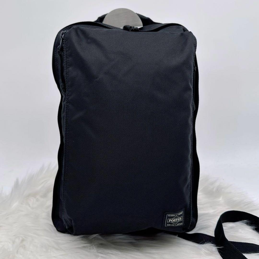 美品✨ポーター　ユニット　スリングショルダー L ブラック