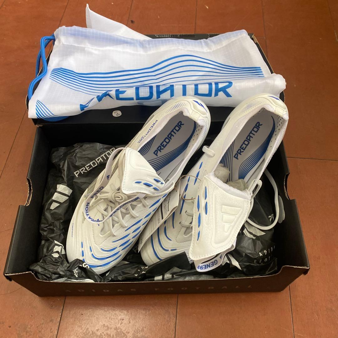 PREDATOR ELITE FT FG 25.5cmホワイト/シルバー/ブルー