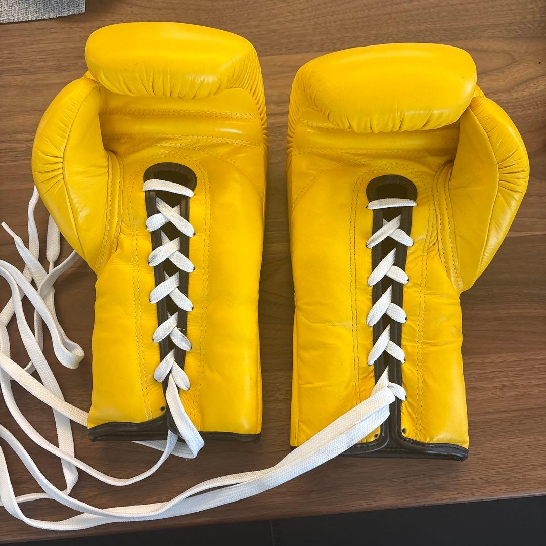 Fairtex キックボクシング　ボクシンググローブ 14oz イエロー