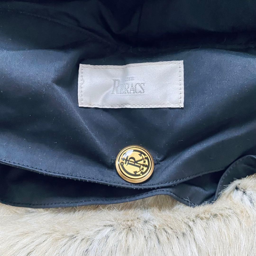 THE RERACS ザ リラクス【美品】ファーライナーベスト付 モッズコート