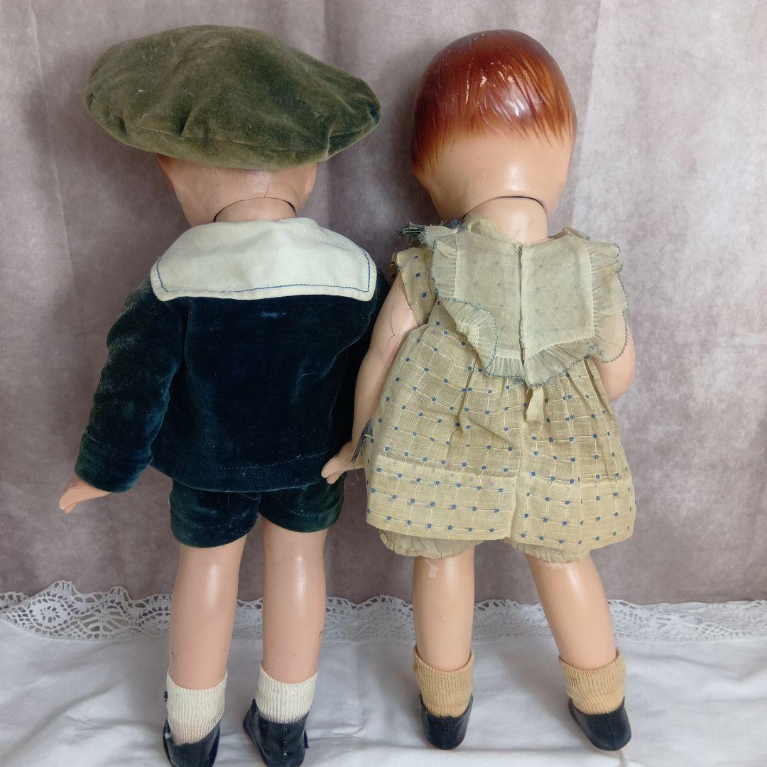 最終♥ふたり仲良しPATSY ANN 2体set アンティークコンポジション