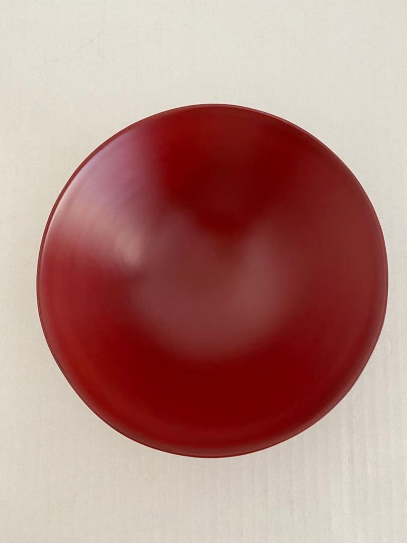 鎌田克慈　飯椀　朱　2客セット