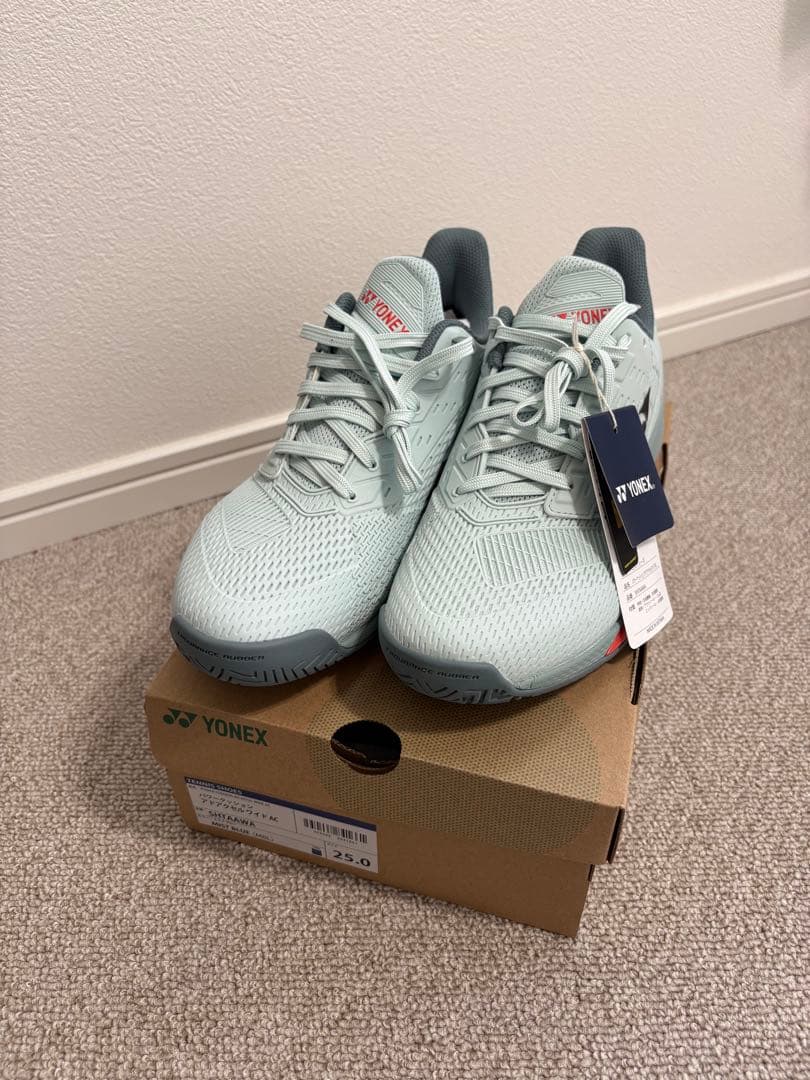 YONEX テニスシューズ ミストブルー 新品