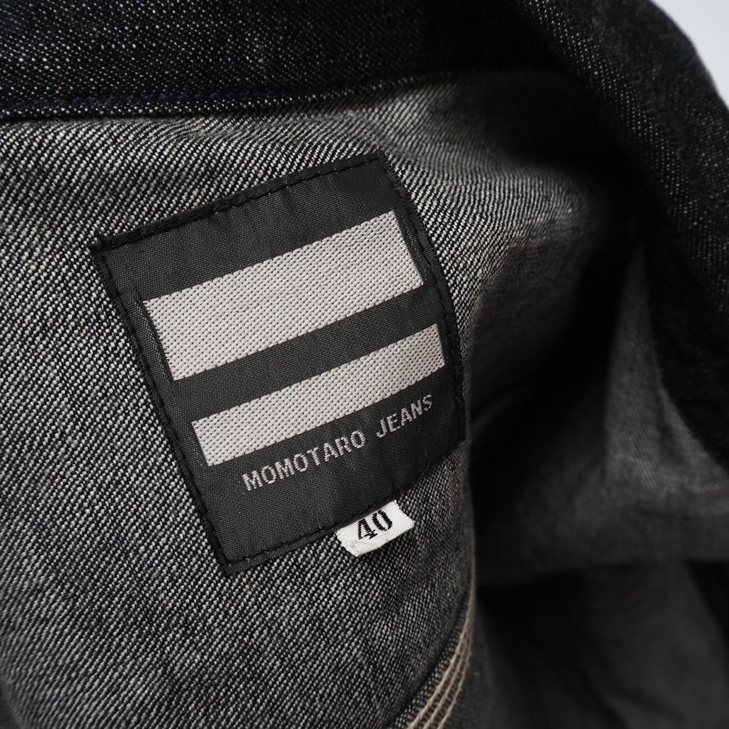 廃盤希少 桃太郎ジーンズ 91-B型 出陣ジップアップデニムジャケット 濃紺40