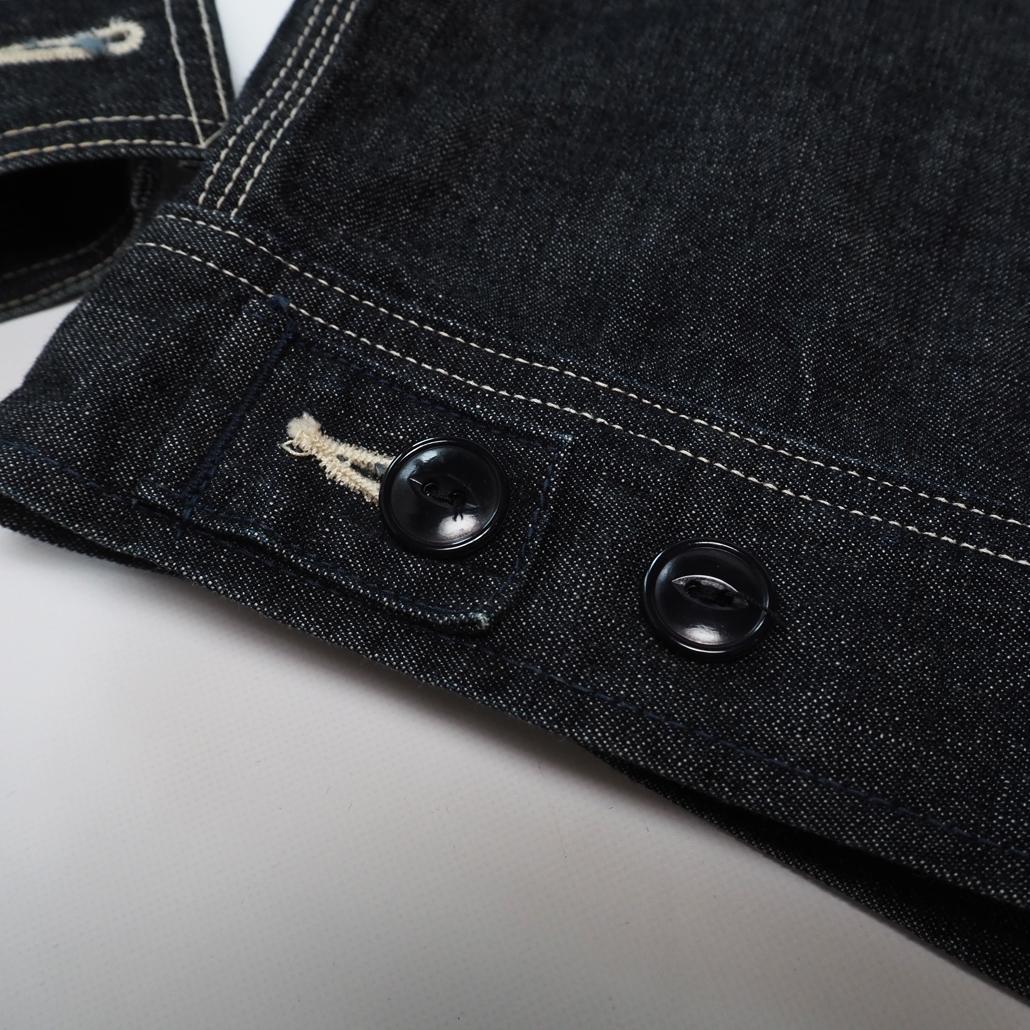 廃盤希少 桃太郎ジーンズ 91-B型 出陣ジップアップデニムジャケット 濃紺40