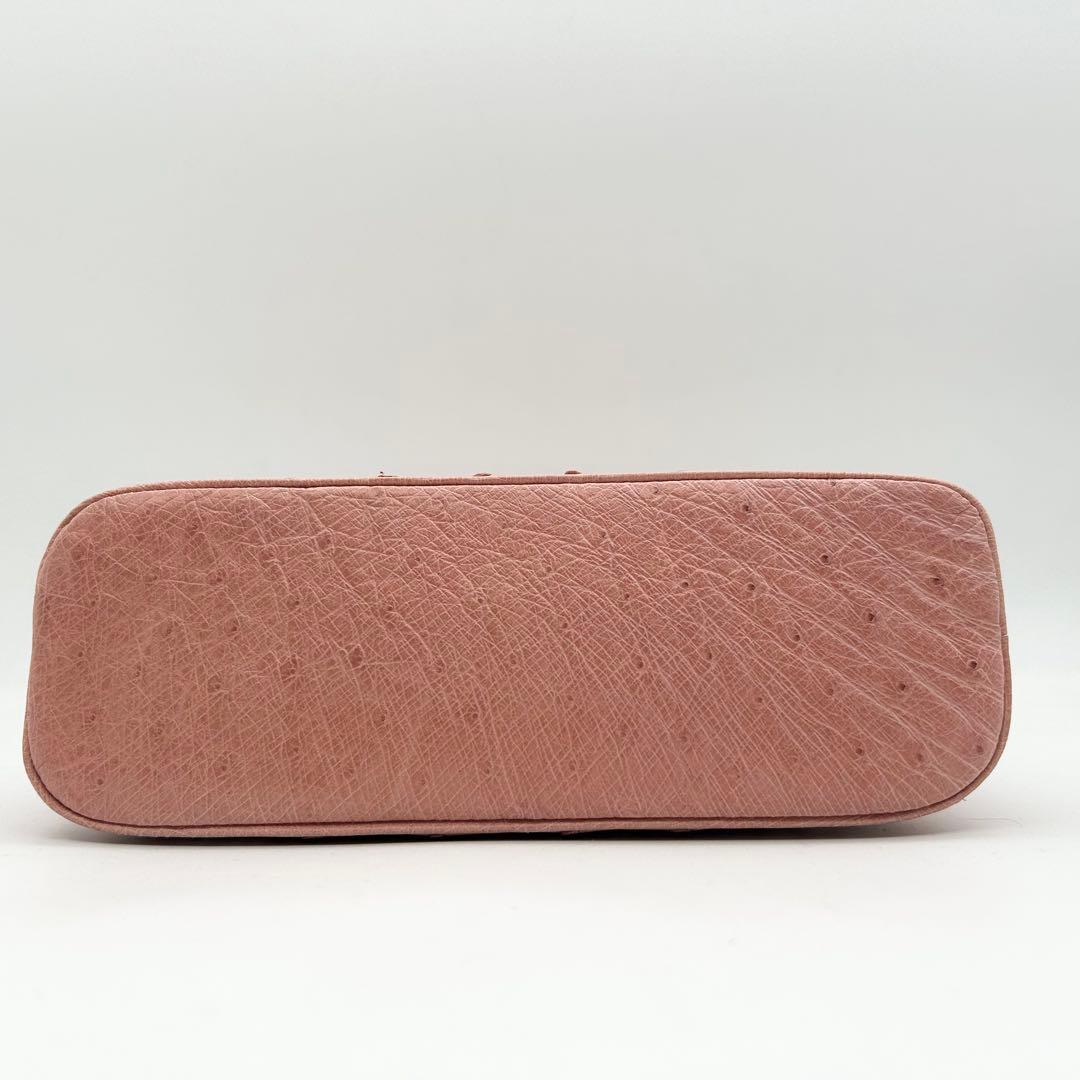 MORABITO モラビト オーストリッチ ショルダーバッグ 2way ピンク