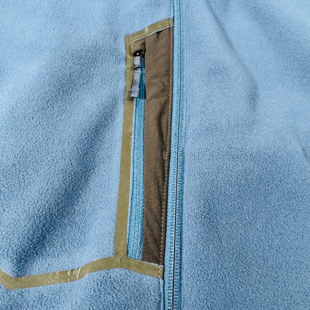 【極美品】メンズ ak457 マイクロフリース フルジップ ジャケット ２XL
