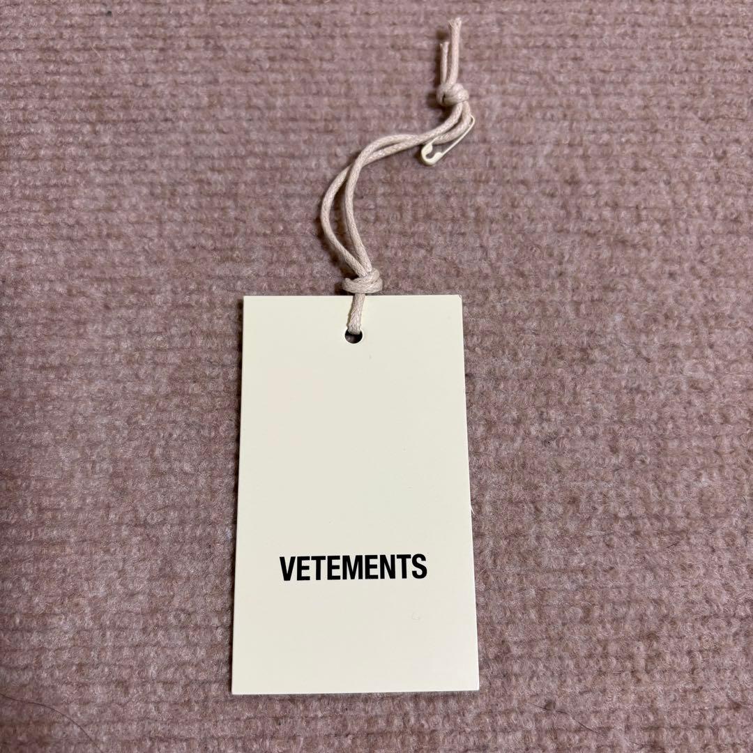 VETEMENTS インサイドアウトTシャツ Mサイズ オフホワイト タグあり
