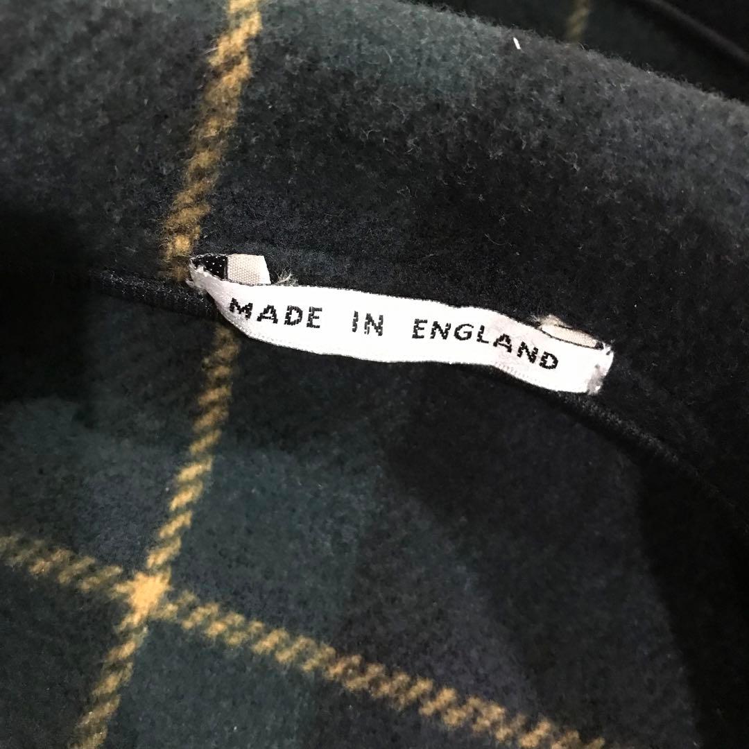 英国製 Ｂｕｒｂｅｒｒｙ‘ｓ タータンチェック ダッフルコート 極美品 Ｌ
