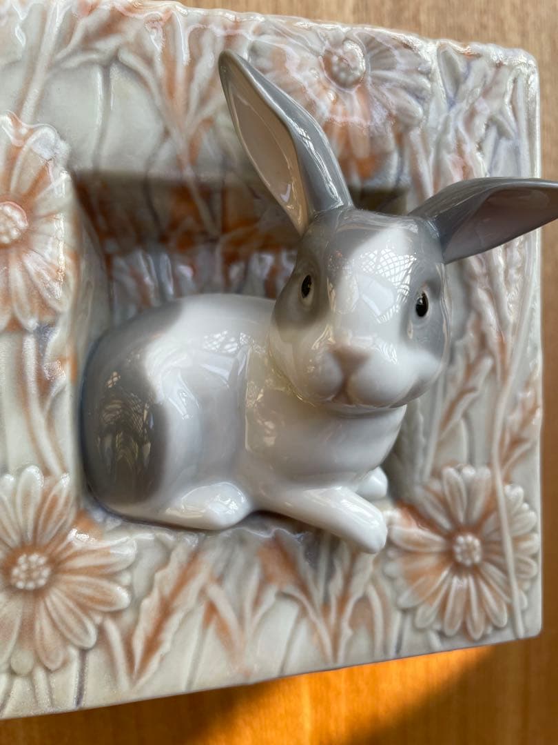リヤドロ　LLADRO 「ナチュラルフレーム　うさぎ」