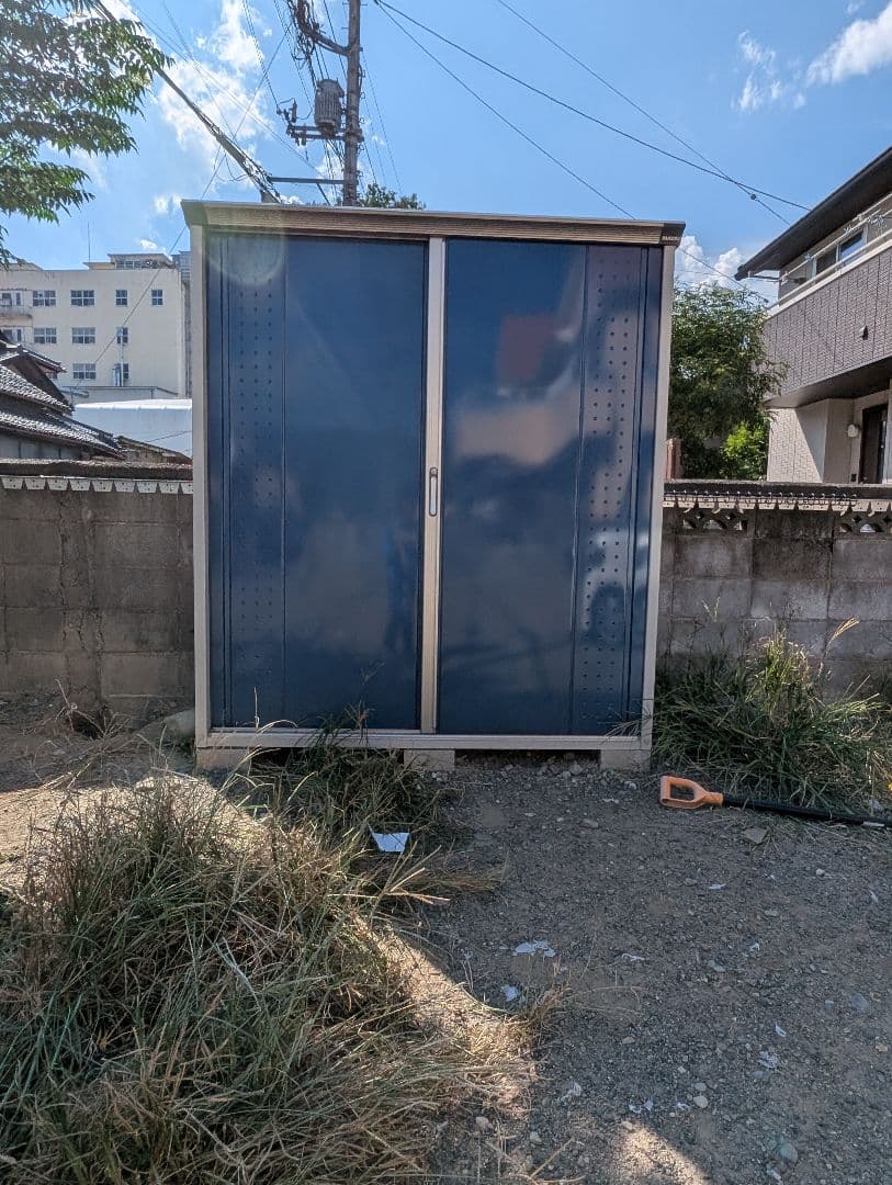 takubo 物置　ブルー