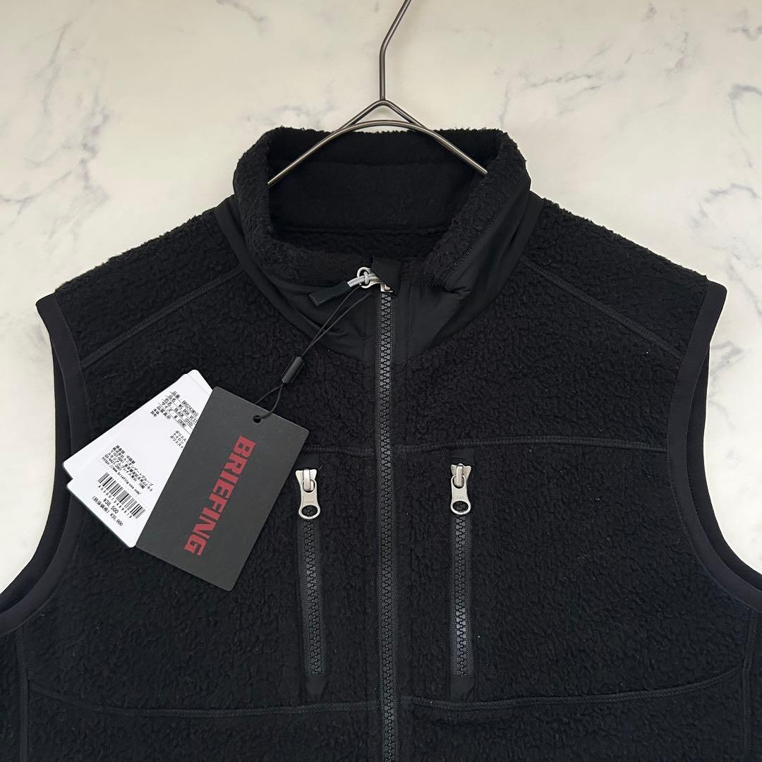 新品タグ付き ブリーフィング 2024年モデル ダブルジップ ボアベスト