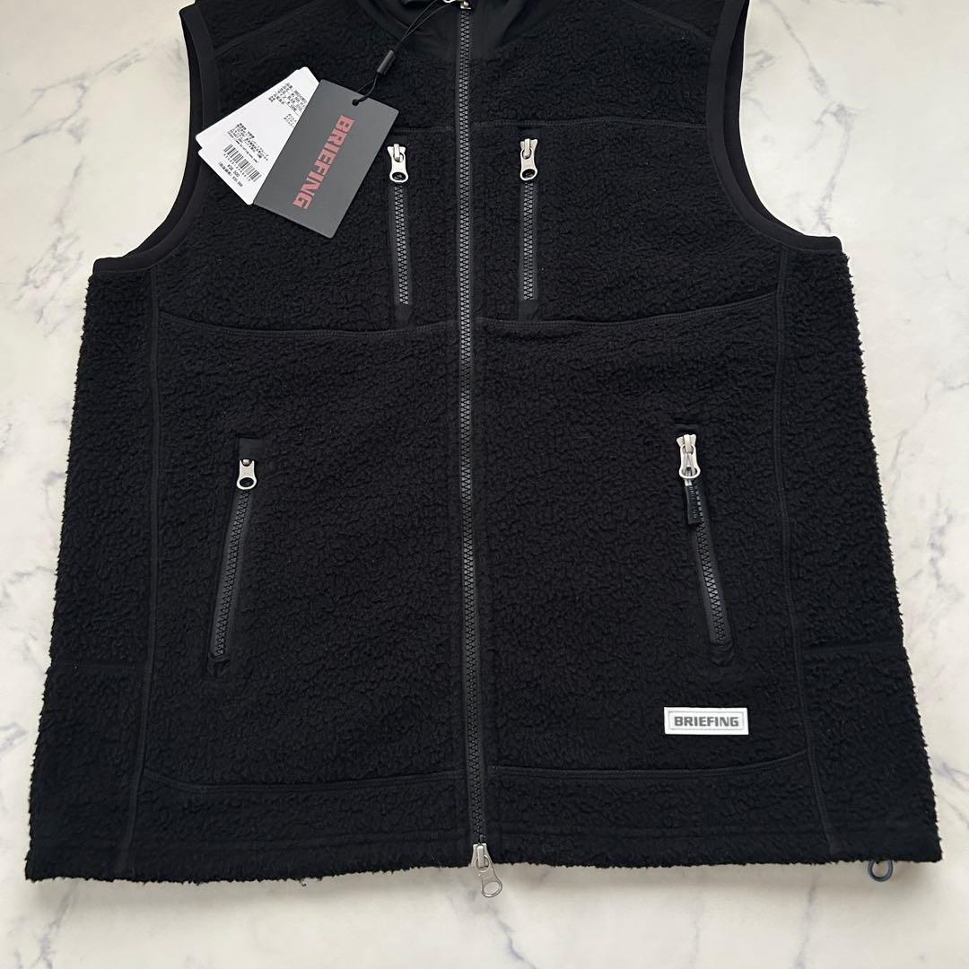 新品タグ付き ブリーフィング 2024年モデル ダブルジップ ボアベスト