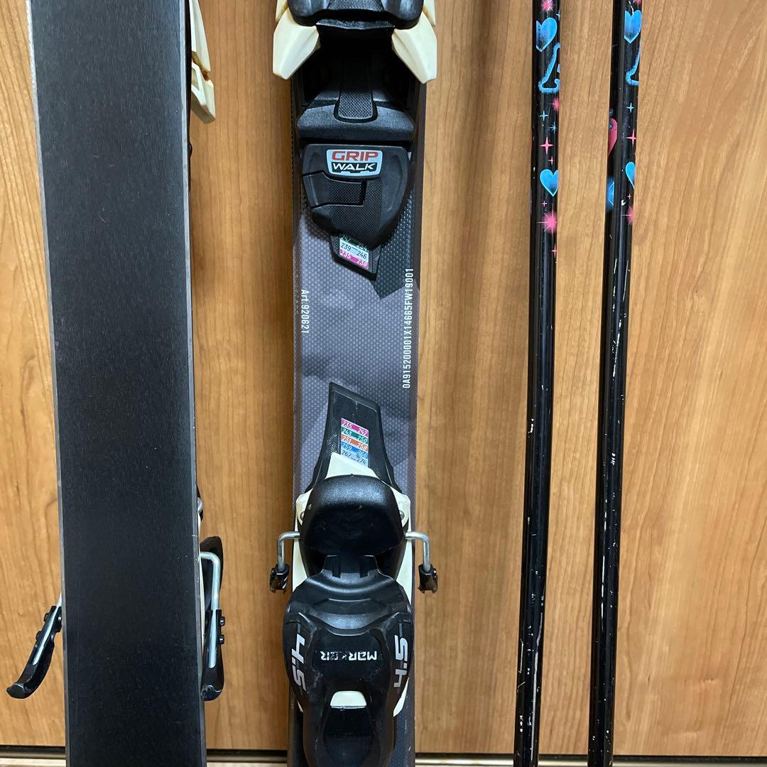 Nordica スキーセット 子ども用 板120cm ブーツ25cm 中古