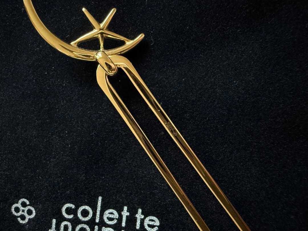 お値下げ★コレットマルーフ　クレセントヘアピン ゴールド