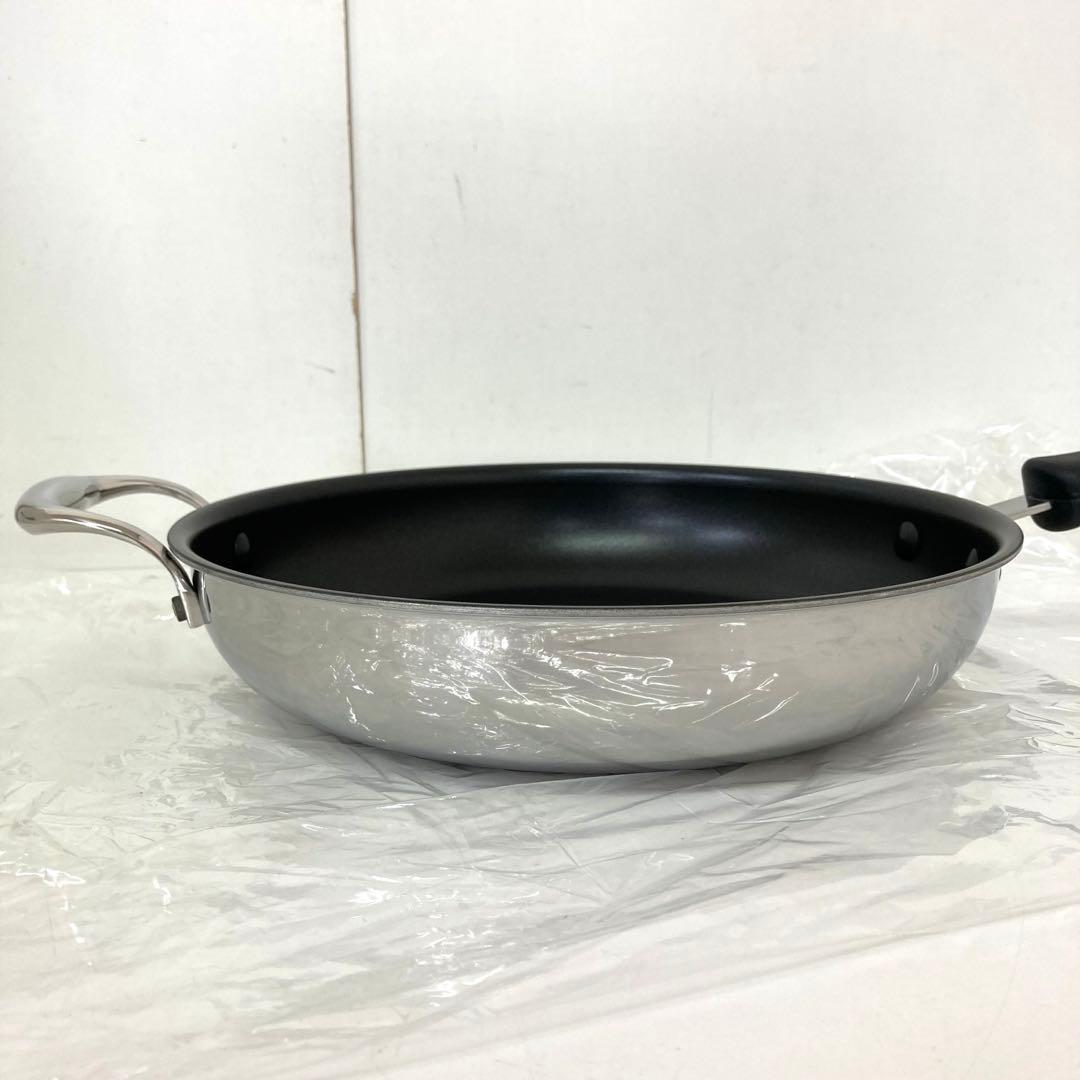 4331-G Tupperwareレインボークッカーフライパン26cm フタ付き