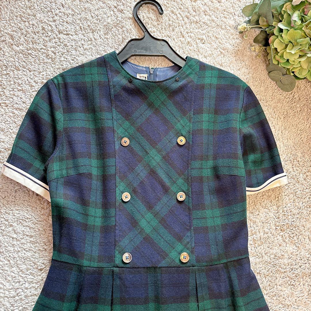 ファミリア　ワンピース＆カーディガンセットアップ　160サイズ　チェック