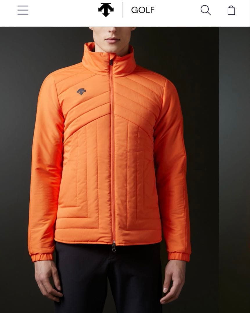 良品 DESCENTE GOLF モバイルサーモ 中わたジャケット メンズ 電熱