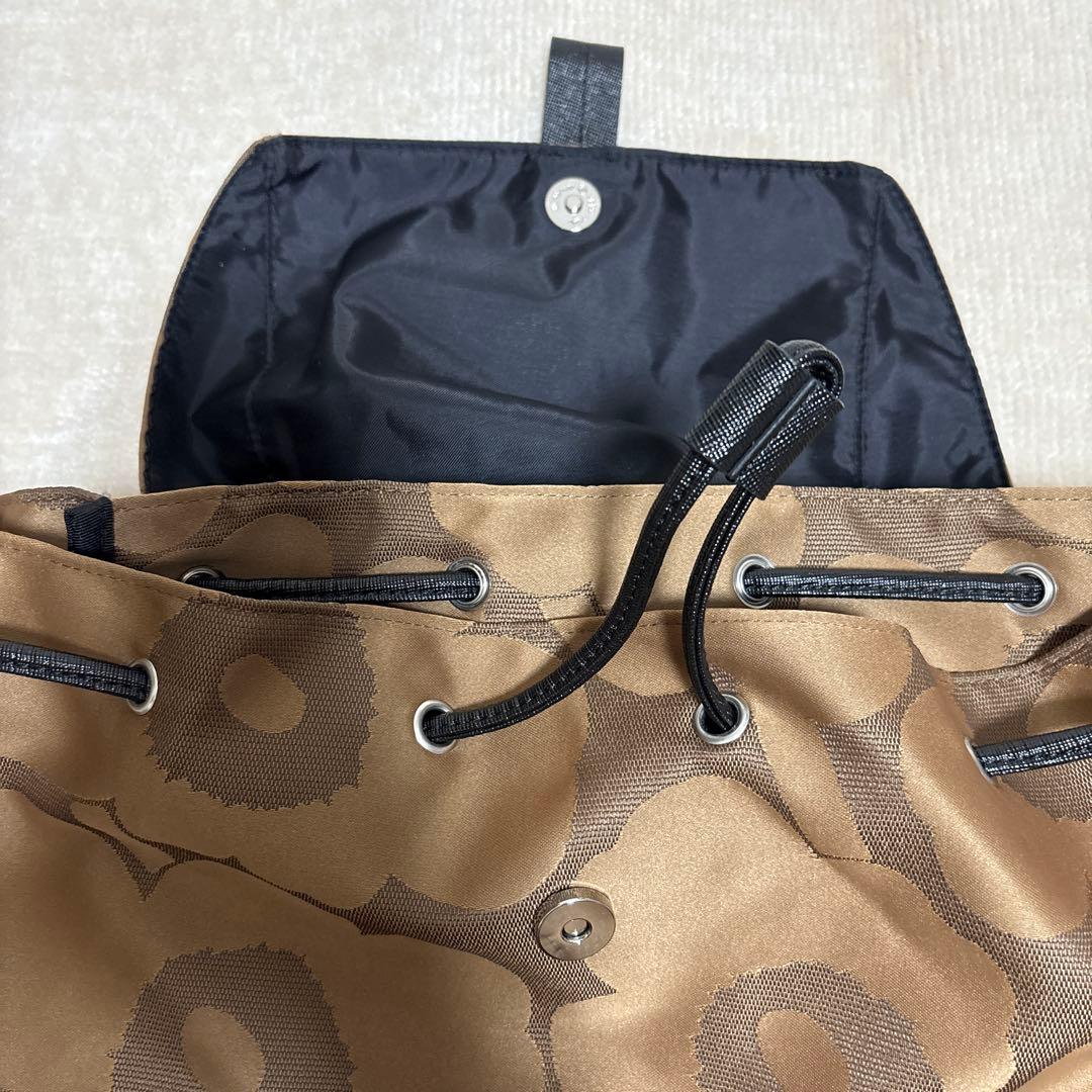 marimekkoマリメッコ　リュック　ブラウン