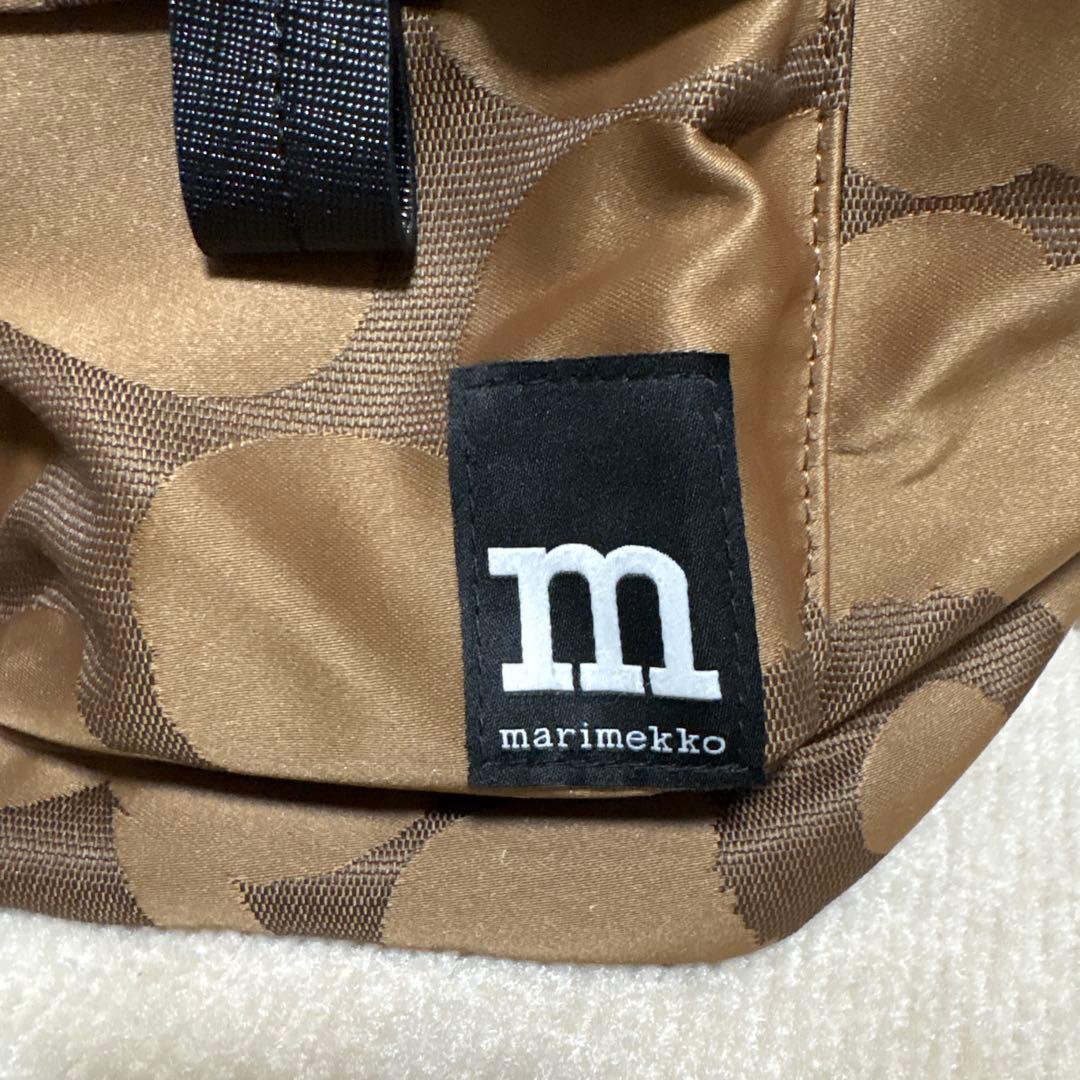 marimekkoマリメッコ　リュック　ブラウン