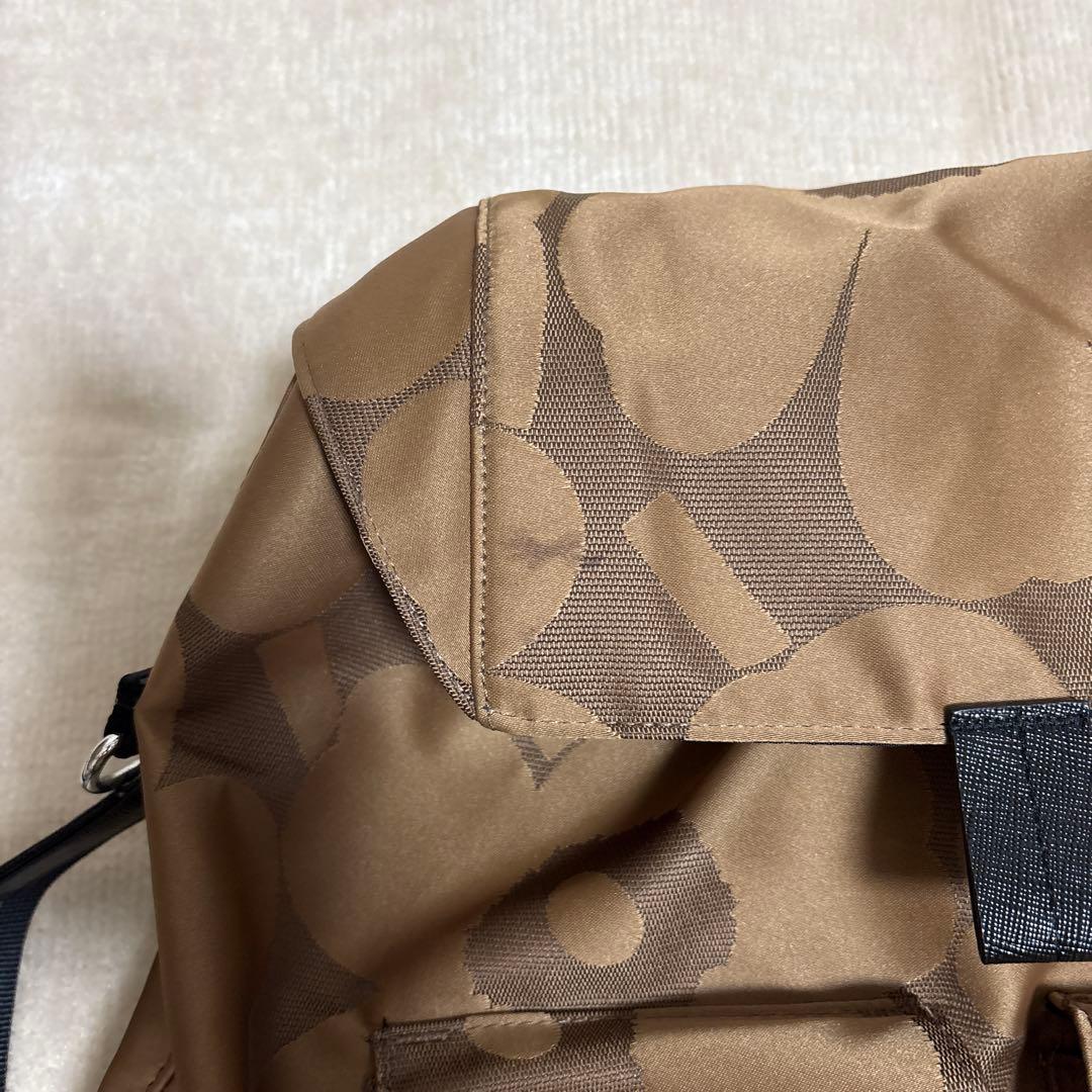 marimekkoマリメッコ　リュック　ブラウン