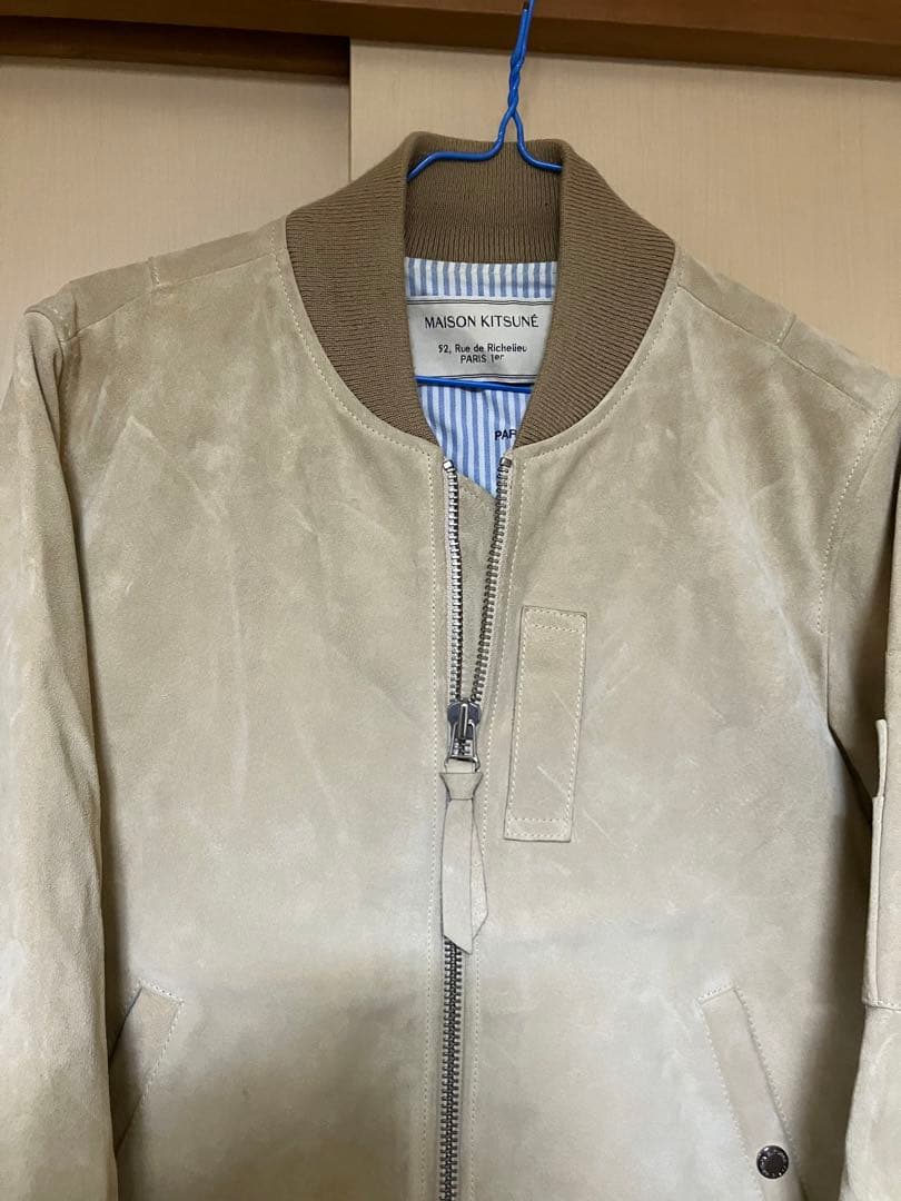 専用 Maison Kitsune カーフスエードMAー1