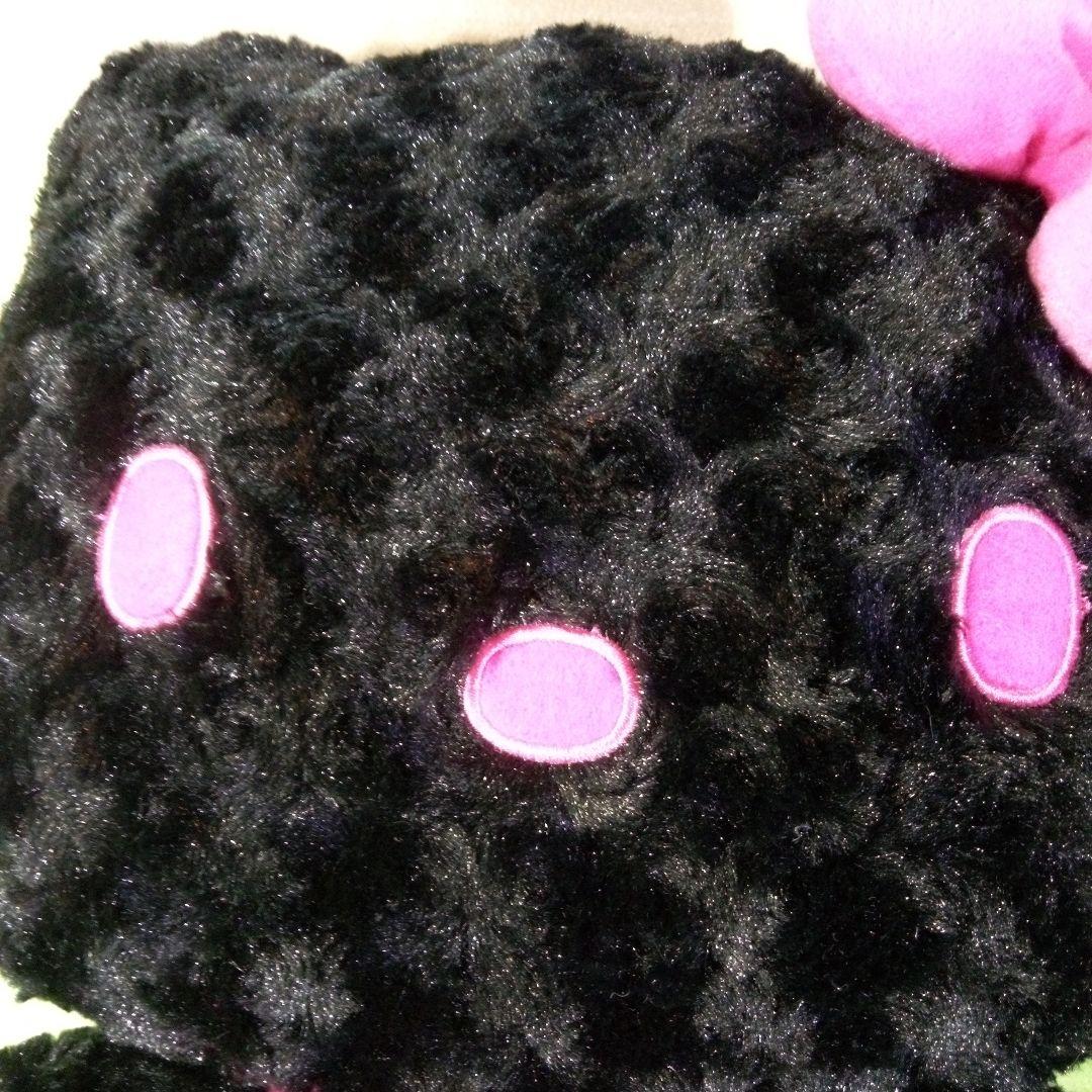 ハローキティ ぬいぐるみ EIKOH エイコー 黒 ブラック ピンク レア