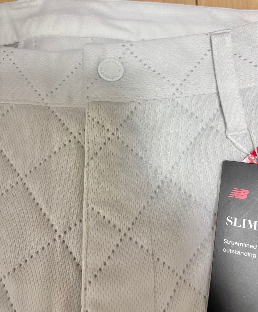【新品】New Balance (暖パン)ゴルフパンツ スリムフィット ホワイト