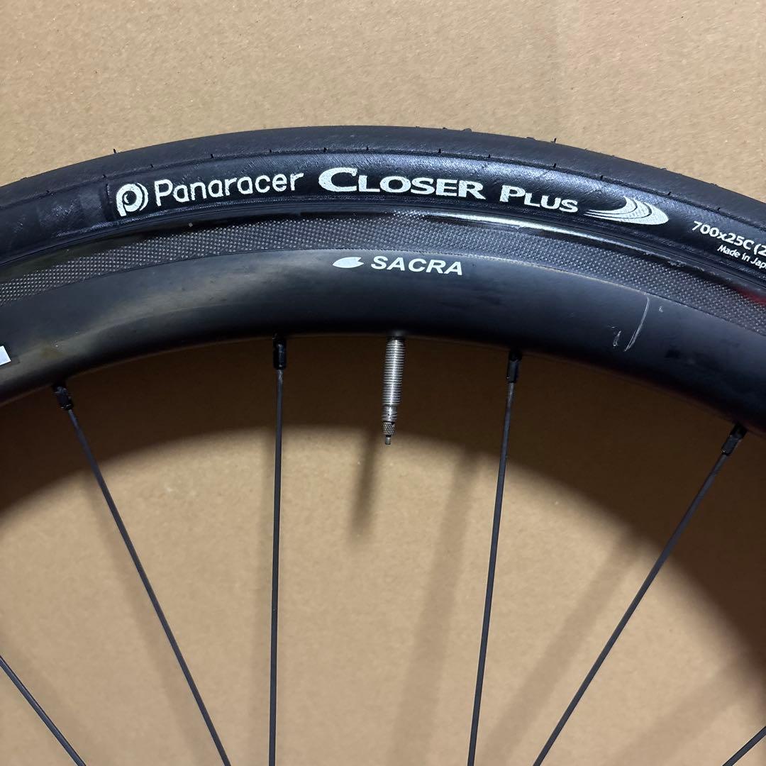 SACRA 4G-38-CL カーボンクリンチャー前後セットリムブレーキ