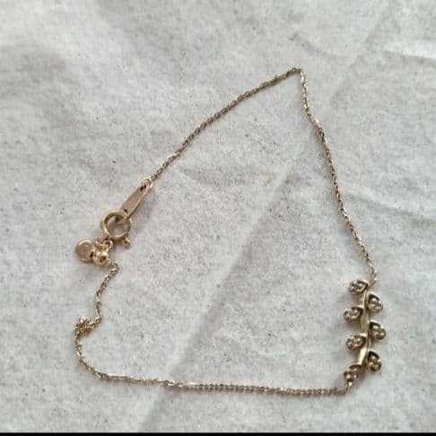 O*9様 ete エテ　レインボー　ブレスレット　K10＋天然石