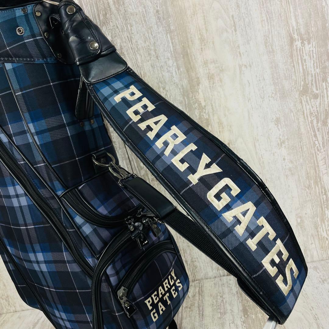 【完売品】PEARLY GATESオックスボア タータンチェック　キャディバッグ