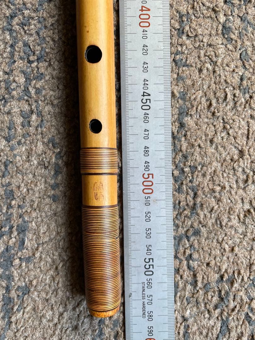 篠笛　蘭情管唄用（ドレミ）一本調子天地藤巻