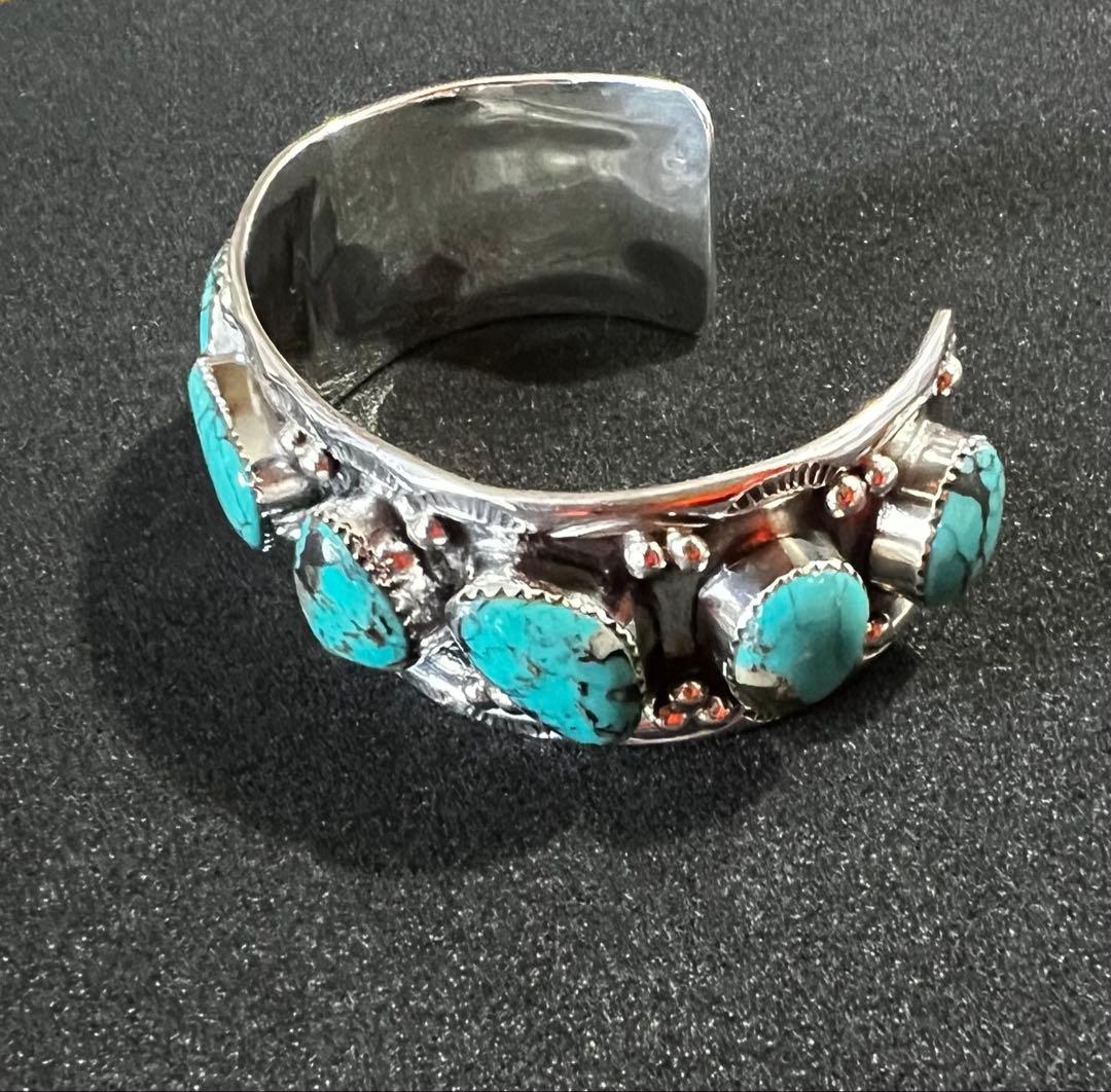 インディアンジュエリー・ターコイズ シルバーバングル