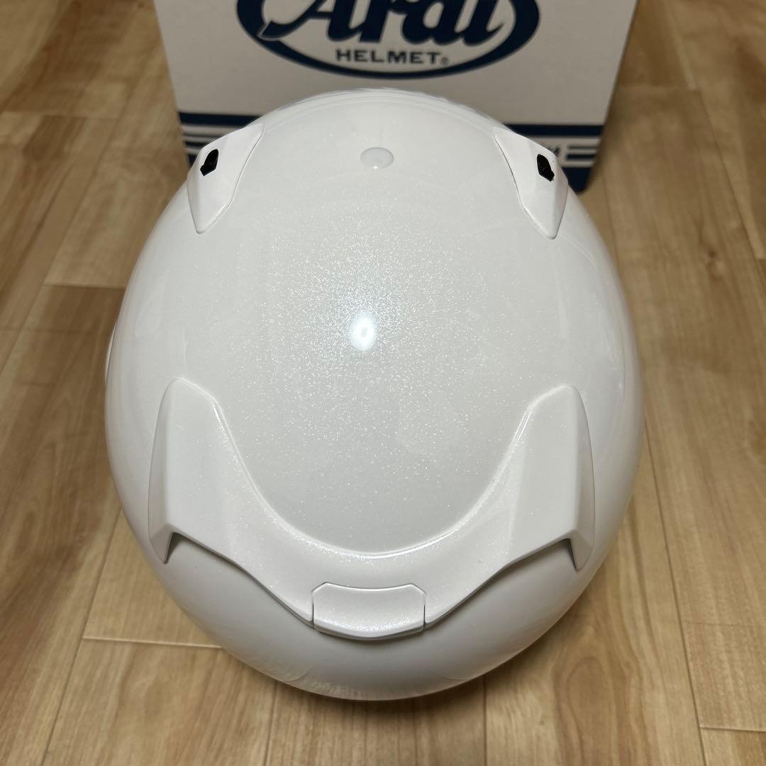 Arai SZ-Gジェットヘルメット グラスホワイト＜57.58cm＞♪