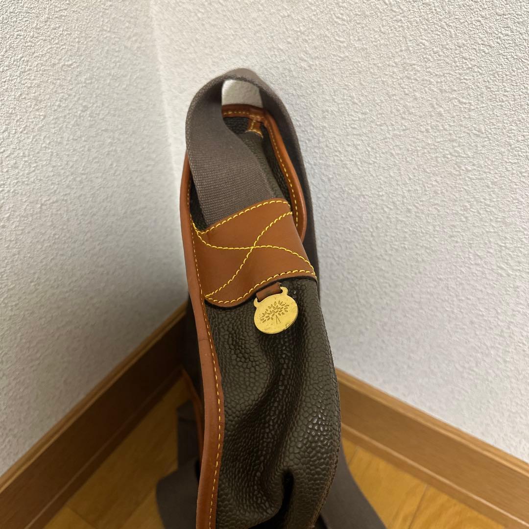 MULBERRY company マルベリー 本革 レザー ショルダーバッグ