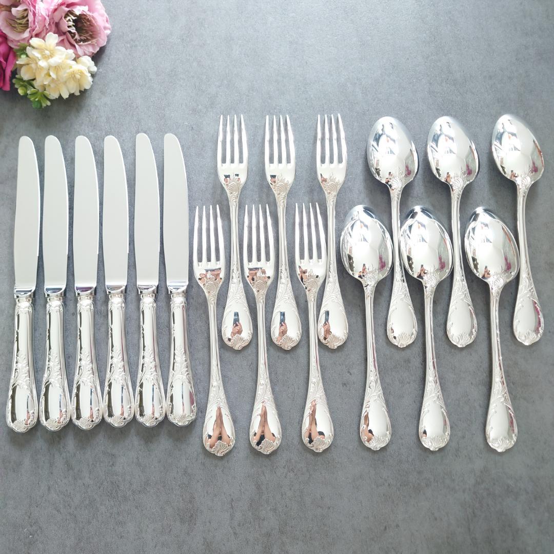 美品 クリストフル マルリー テーブルサイズ 18点