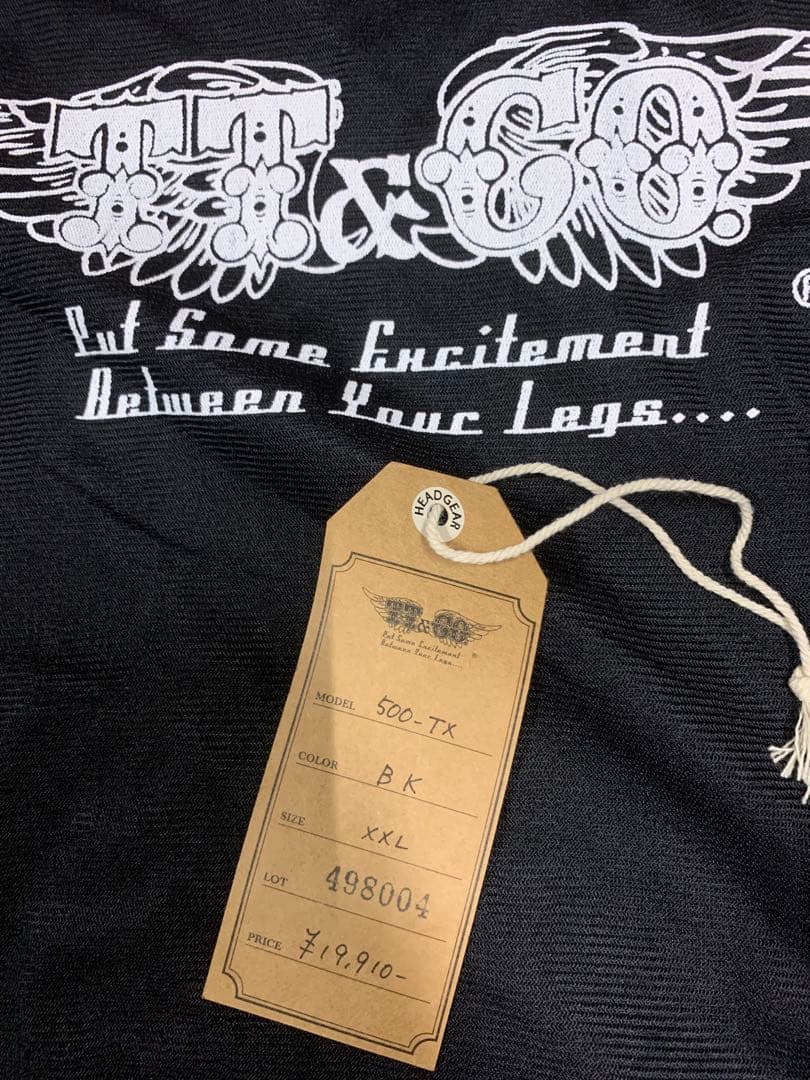 TT&CO 500TX ブラック XXL メット
