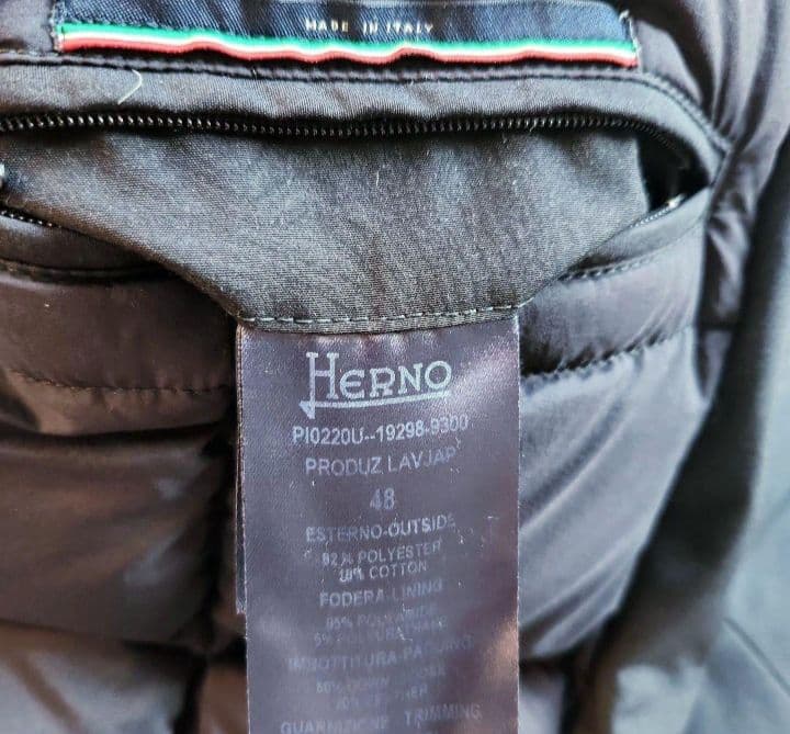 美品 ヘルノ 定価16万 ダウンコート 48 EXPEDITION ブラック 黒