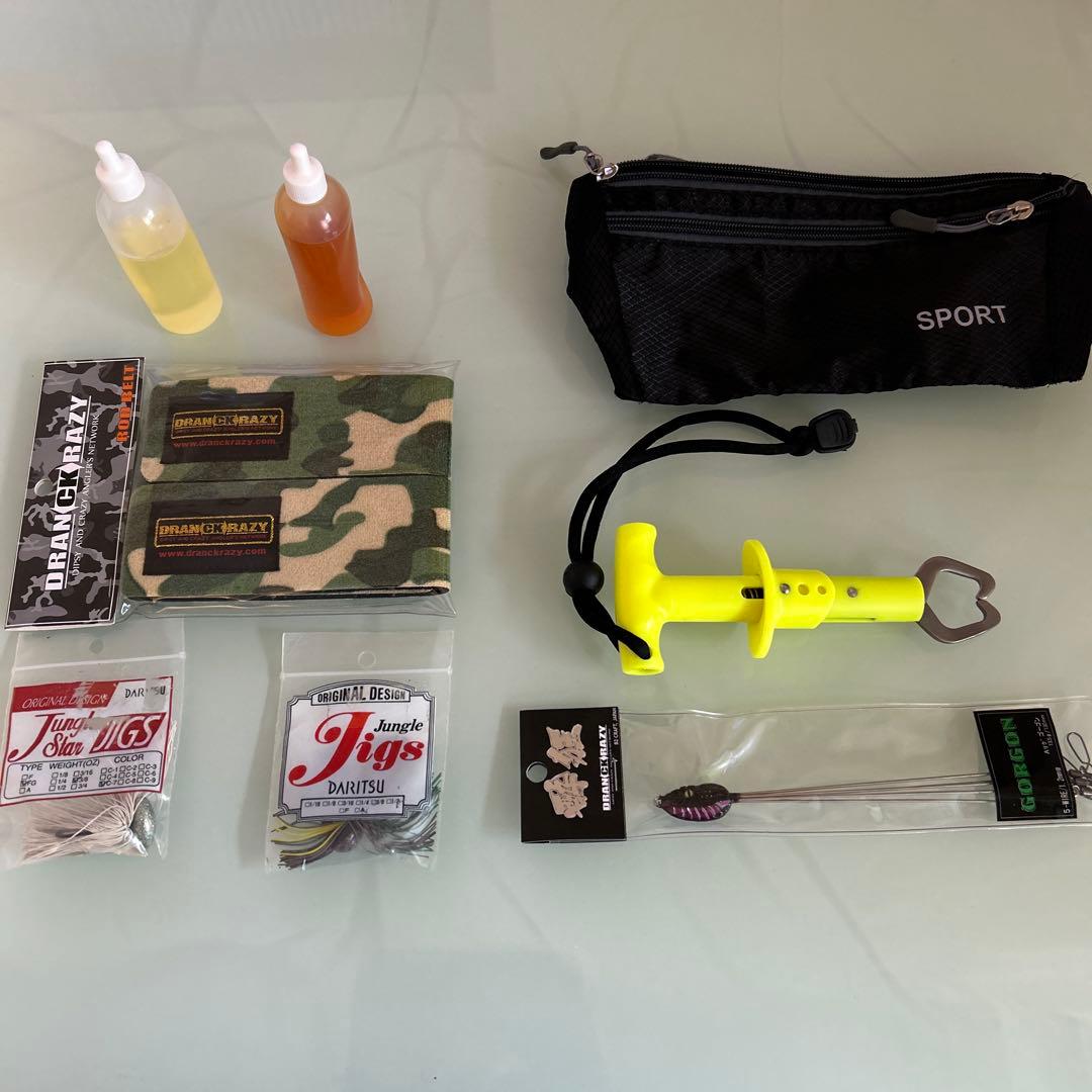 ワーム　ルアー　フック　シンカー　18カルディア リール　バス釣り引退セット