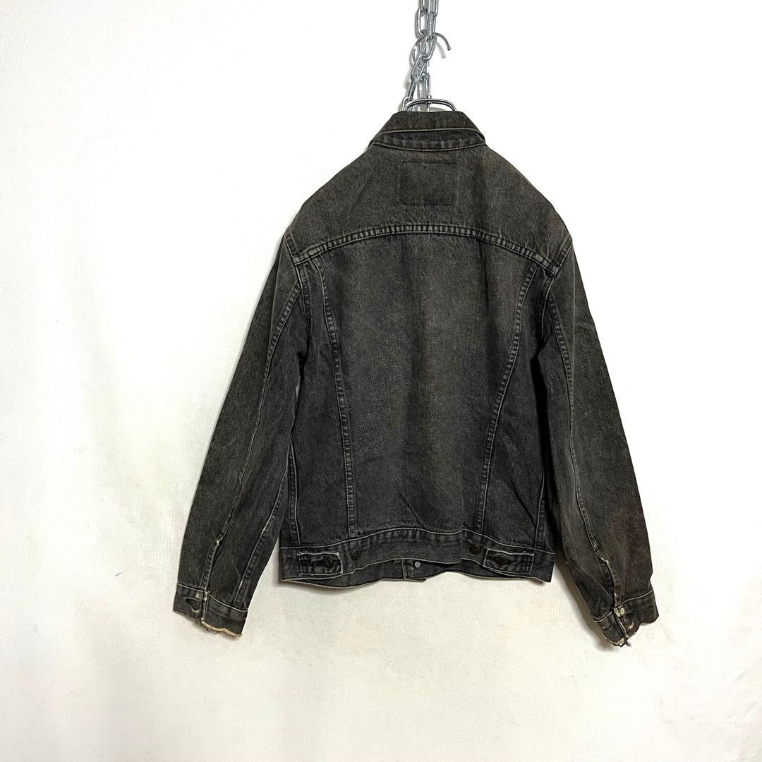 90s Levi's リーバイス　ブラック　デニムジャケット 黒　古着　38