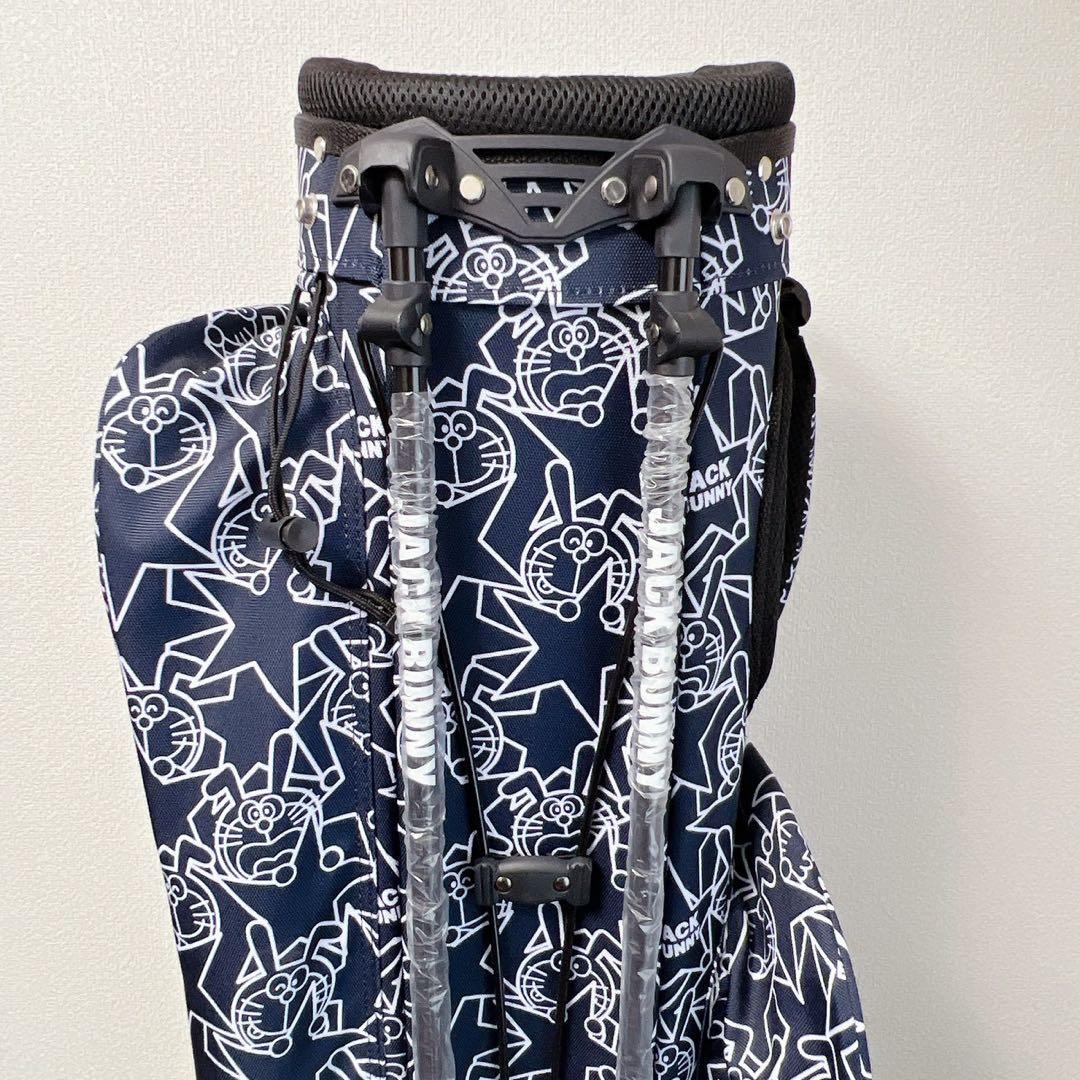 新品 ジャックバニー ドラえもん スタンドキャディバッグ FES!! 5分割 紺