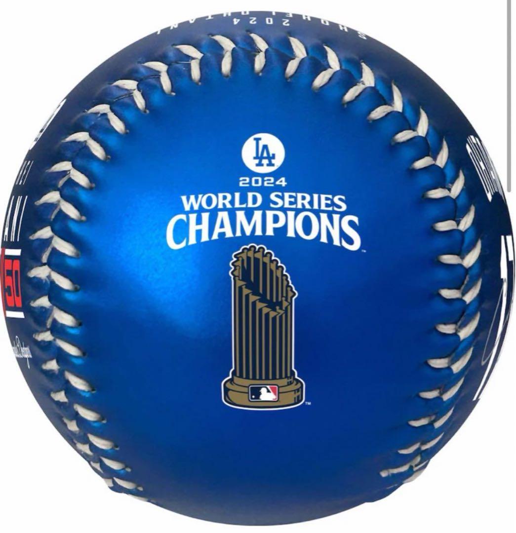 【3点セット】ドジャース 大谷翔平 50/50記念ボール 2024チャンピオン