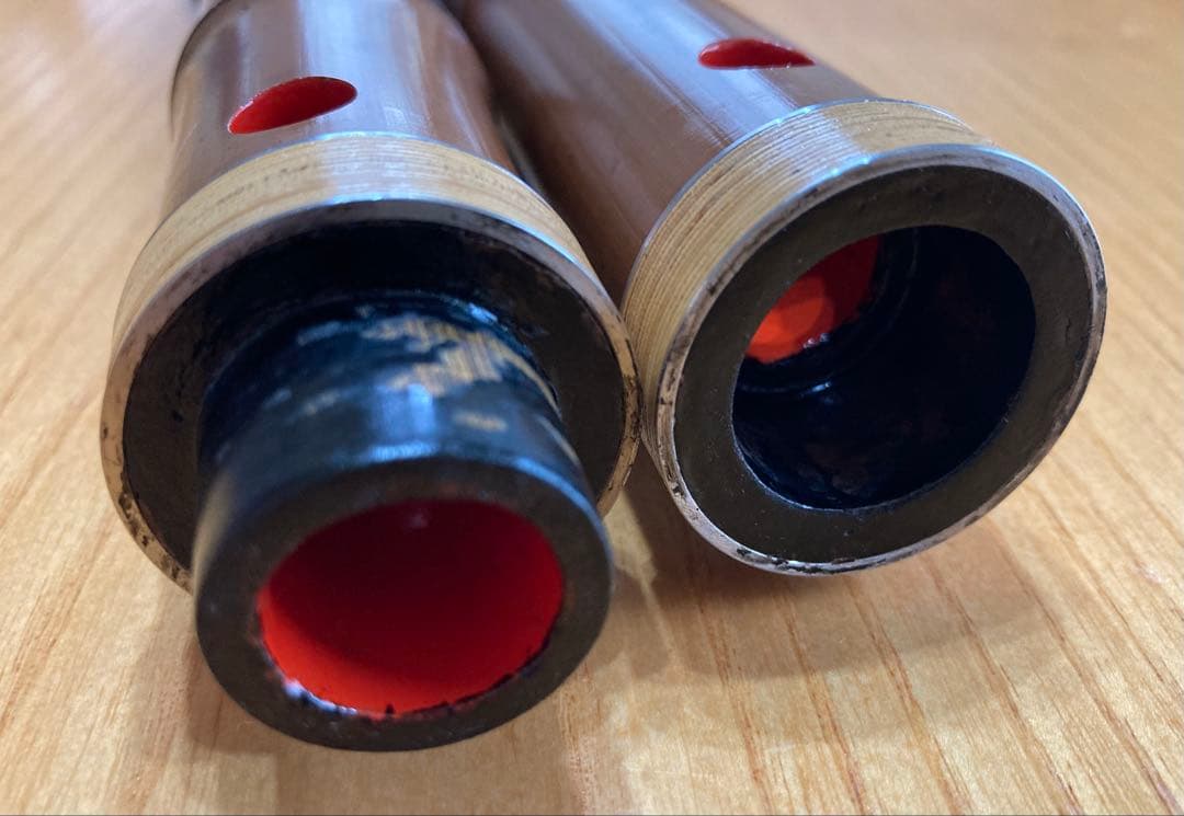 琴古流尺八　陵童銘　一尺八寸管