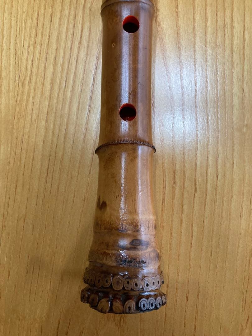 琴古流尺八　陵童銘　一尺八寸管