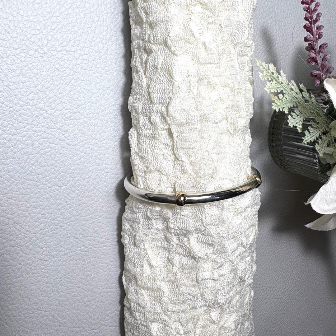 スタージュエリー K14 シルバー925 バングル ブレスレット