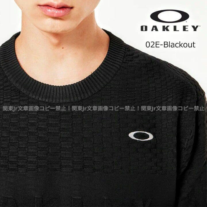 オークリー XXL フロント立体ロゴ 保温セーター ストレッチ ゴルフ