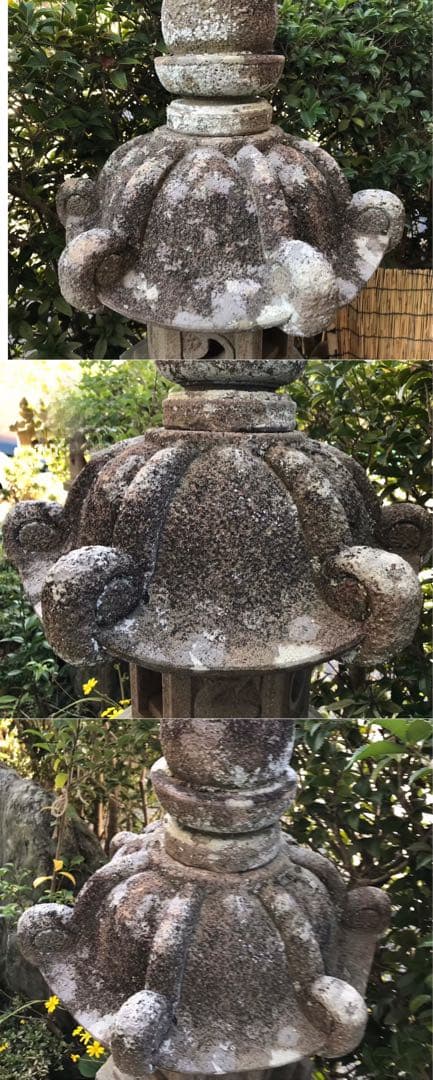 春日石灯篭・時代物・庭石