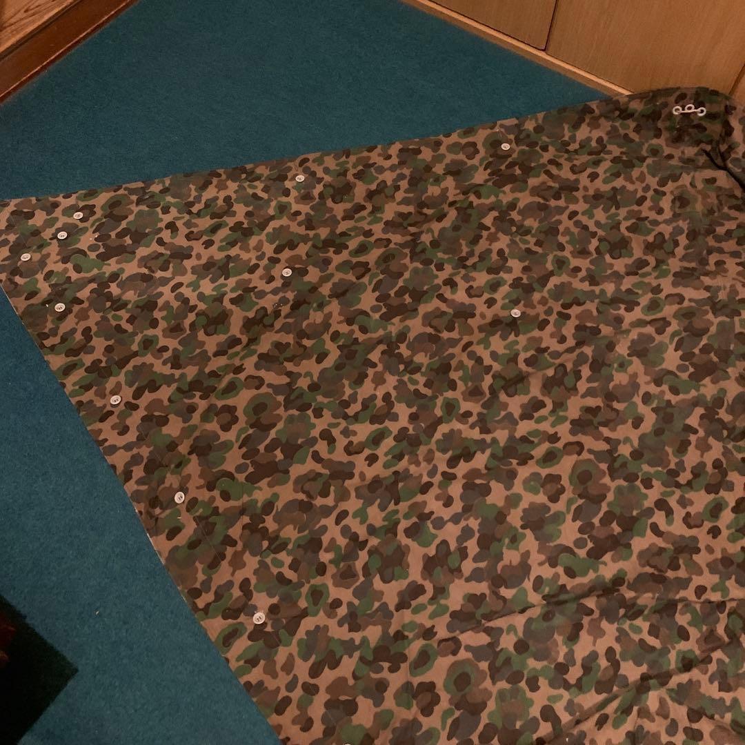 希少 オーストリア軍 ポンチョテント リバーシブル 3枚セット