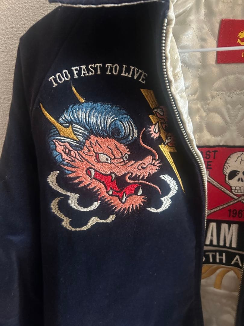 CREAM SODA 45周年記念リバーシブル別珍スタジャン