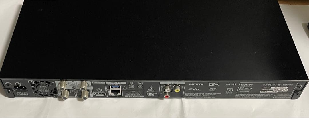 SONY ソニー ブルーレイディスク BDZ-ZW1700 1TB 2チューナー